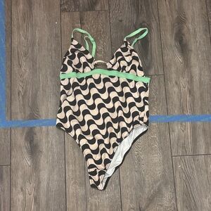 Wave Pattern Bodysuit